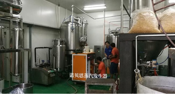 化工企业利用电加热蒸汽发生器进行生物发酵化工提纯