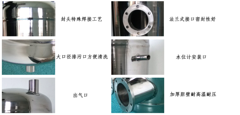 发生器内胆细节展示