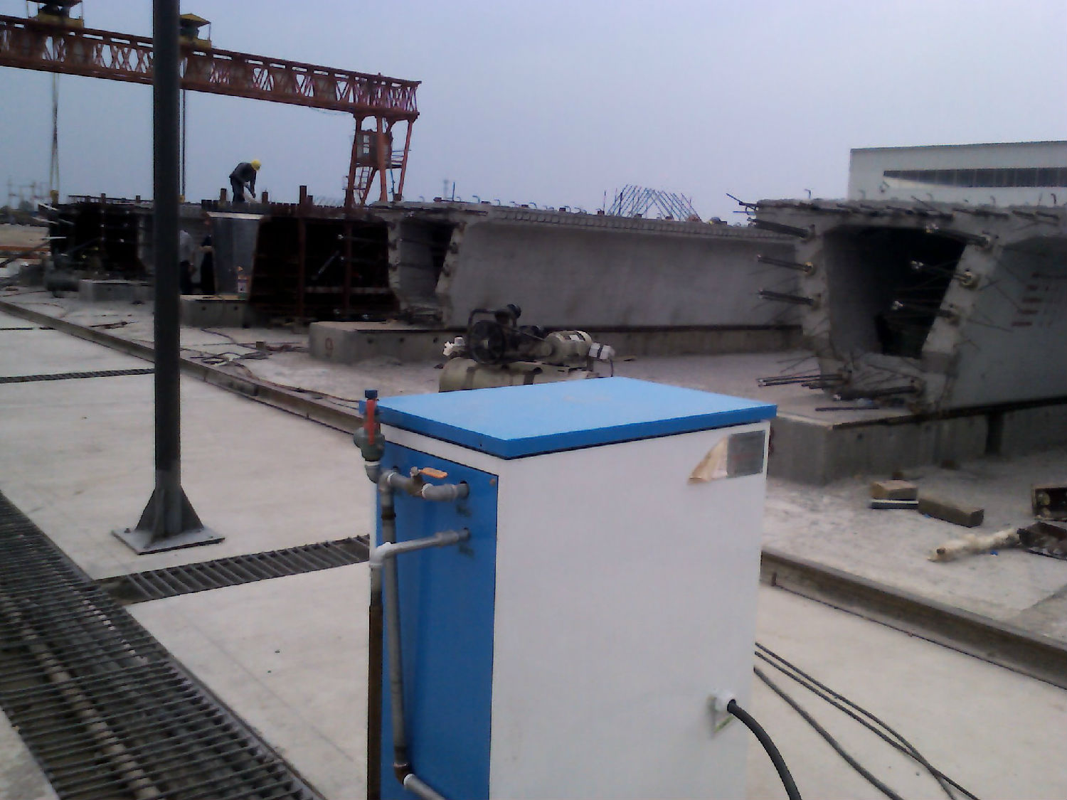 北京预制梁养护电蒸汽发生器进行预制梁前期养护