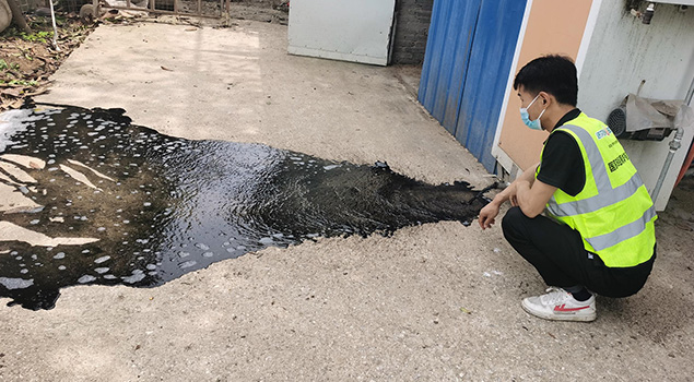 燃气蒸汽发生器排污现场